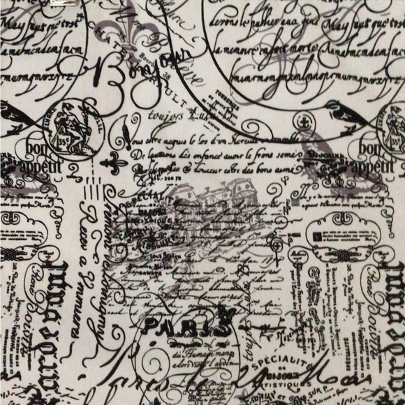 Breezes text fabric skort - Picture 6 of 7